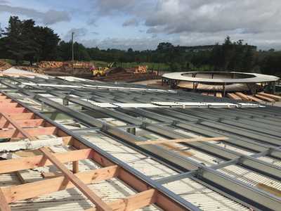 Commercial shed construction